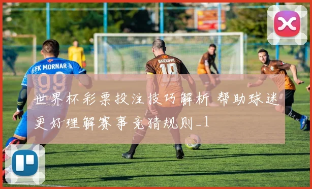 世界杯彩票投注技巧解析 帮助球迷更好理解赛事竞猜规则_1